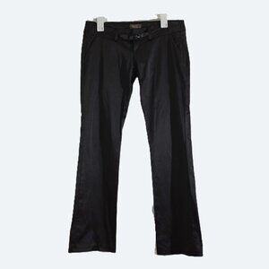 Vanilla Black Satin Dress Pants Size M/L